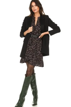 Best Sale Berenice Printed Dress Rilda | Bordeaux... | | Little Soho