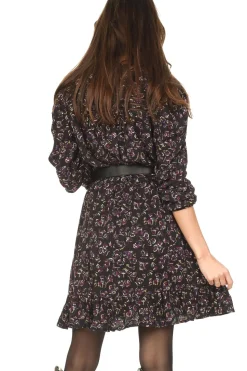 Best Sale Berenice Printed Dress Rilda | Bordeaux... | | Little Soho