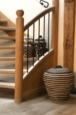 Best Little Soho Living Printed Rattan Basket Jill - Small | Natural... | | Little Soho