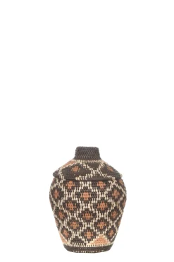 Discount Little Soho Living Printed Rattan Basket Ruby - Small | Multi... | | Little Soho