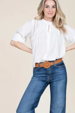 Best Sale Lollys Laundry Rayon Blouse Lilana | White... | | Little Soho