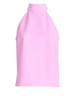 Best Sale 45374 Rayon Halter Top Safi | Pink... | March23 | Little Soho