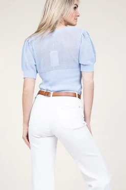 Sale Aaiko Rayon Top With Bustier Ellen Ray | Blue... | | Little Soho