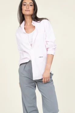 Hot Mercer Recycled Cotton Blouse The Oxford | Pink... | | Little Soho