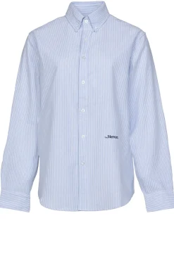 Fashion Mercer Recycled Cotton Blouse The Oxford | Blue... | | Little Soho
