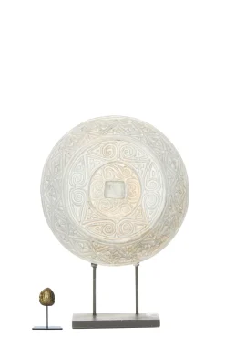 Best Little Soho Living Round Ornament On A Stand Kean | White... | | Little Soho