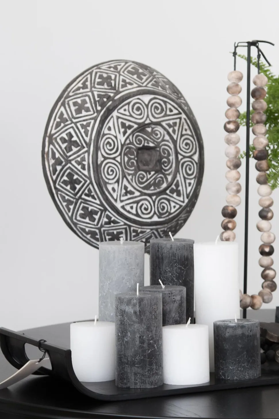 Fashion Little Soho Living Round Ornament On A Stand Lewis | Black... | | Little Soho