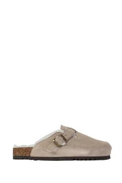 Discount Scholl Sandals With Sheep Wool Fae | Beige... | | Little Soho