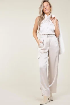 Discount Dante 6 Satin Cargo Pants Harlow | Beige... | | Little Soho