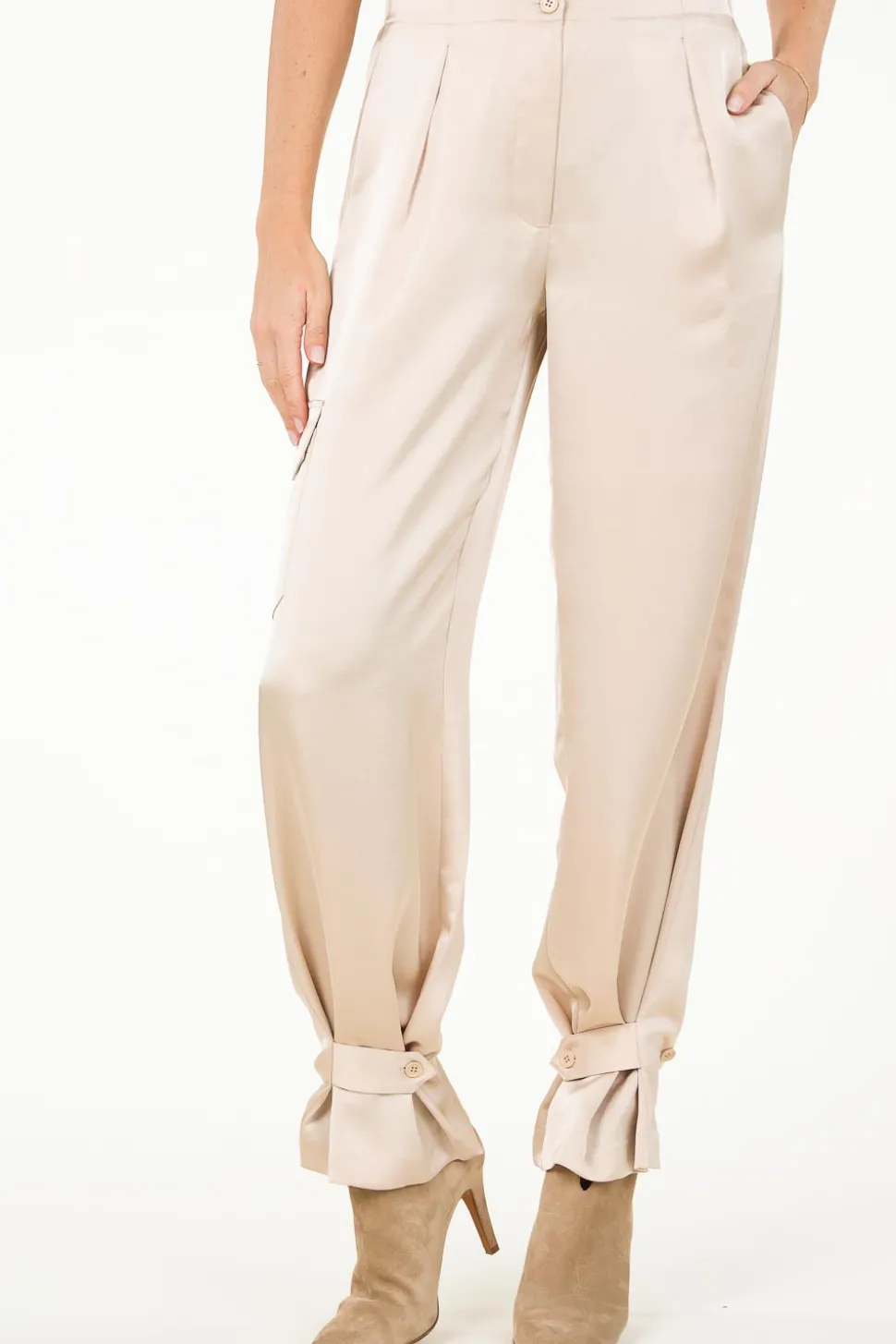Discount Dante 6 Satin Cargo Pants Harlow | Beige... | | Little Soho