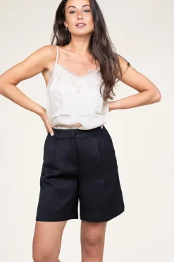 Outlet Second Female Satin Look Top Noma | Natural... | | Little Soho