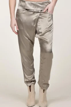 Cheap Mes Demoiselles Satin Pants Salsa | Green... | | Little Soho