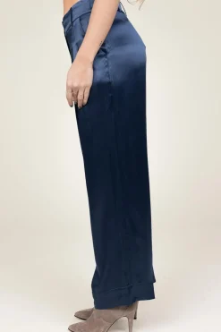 Cheap Greek Archaic Kori Satin Pants San Remo | Blue... | | Little Soho