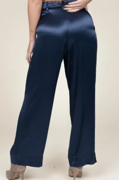 Cheap Greek Archaic Kori Satin Pants San Remo | Blue... | | Little Soho
