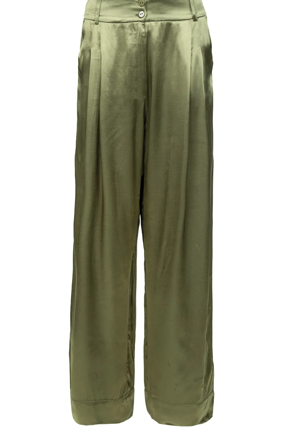 Store Greek Archaic Kori Satin Pants San Remo | Green... | | Little Soho