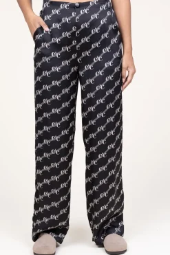 Best Sale Co'Couture Satin Pants With Logo Line | Black... | | Little Soho
