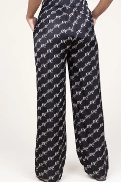 Best Sale Co'Couture Satin Pants With Logo Line | Black... | | Little Soho