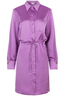 Fashion Dante 6 Satin Stretch Dress Nicola | Pink... | | Little Soho