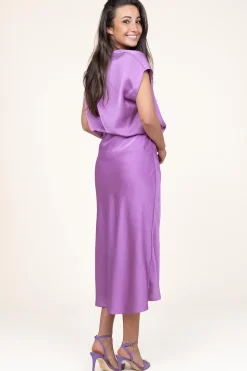 Store Dante 6 Satin Stretch Skirt Peppa | Pink... | | Little Soho