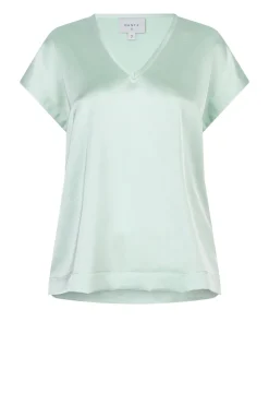 New Dante 6 Satin Stretch Top Luiza | Green... | | Little Soho