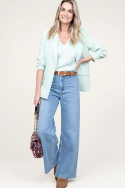 New Dante 6 Satin Stretch Top Luiza | Green... | | Little Soho