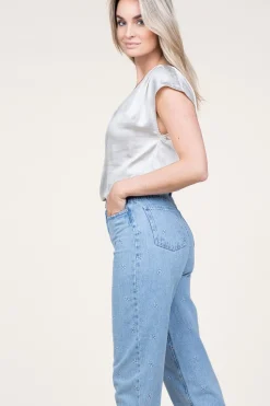 New Dante 6 Satin Stretch Top Luiza | Green... | | Little Soho