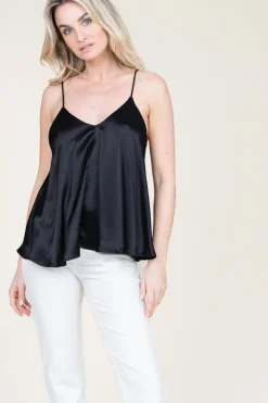 Sale Greek Archaic Kori Satin Top Andelusia | Black... | | Little Soho