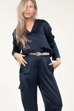 Hot Dante 6 Satin Top Bodil | Blue... | | Little Soho