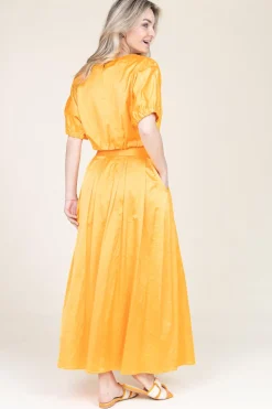 Best 45374 Satin Top Fez | Orange... | March23 | Little Soho