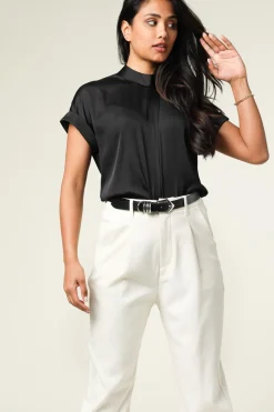 Outlet Dante 6 Satin Top Opium | Black... | | Little Soho