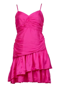 Hot Suncoo Satin Viscose Dress Cordoue | Pink... | | Little Soho