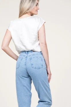 Cheap Aaiko Satin V-Neck Top Oriana | White... | | Little Soho