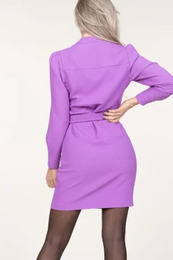 Store Dante 6 Seersucker Dress Aya | Purple... | | Little Soho