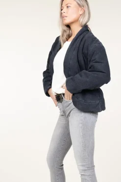 Cheap ba&sh Shawl Neck Jacket Caly | Black... | | Little Soho