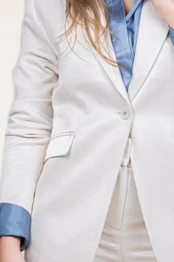 Best Aaiko Shiny Blazer Amilla | White... | | Little Soho