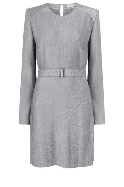 Discount Dante 6 Shiny Jacquard Dress Arone | Silver... | | Little Soho