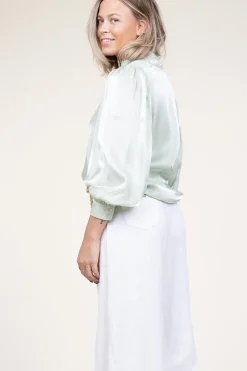 Hot Aaiko Shiny Top Tamari | Green... | | Little Soho