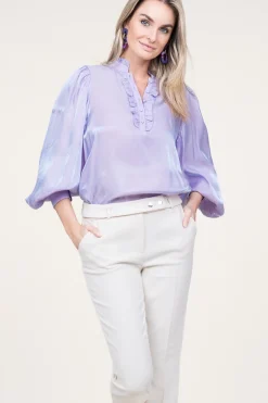 Outlet Aaiko Shiny Top Tamari | Purple... | | Little Soho