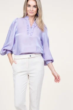 Outlet Aaiko Shiny Top Tamari | Purple... | | Little Soho