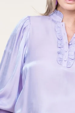 Outlet Aaiko Shiny Top Tamari | Purple... | | Little Soho