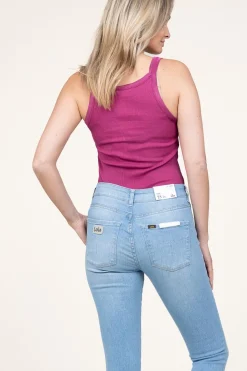 Best CC Heart Silk Rib Top Faith | Berry... | | Little Soho