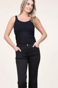 Fashion CC Heart Silk Rib Top Faith | Black... | | Little Soho