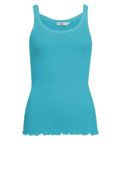 Clearance CC Heart Silk Rib Top Faith | Blue... | | Little Soho
