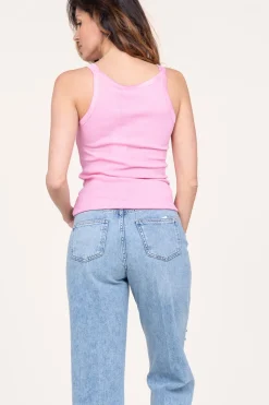 Flash Sale CC Heart Silk Rib Top Faith | Pink... | | Little Soho