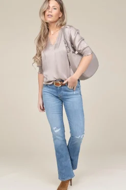 Shop Dante 6 Silk Top Cascais | Taupe... | | Little Soho