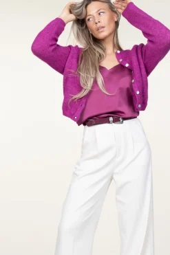 New Dante 6 Silk Top Obu | Purple... | | Little Soho