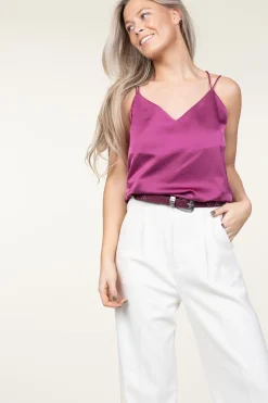 New Dante 6 Silk Top Obu | Purple... | | Little Soho