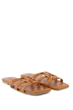 Clearance Ibana Slipper With Logo Annabel | Brown... | | Little Soho