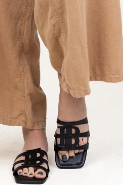 Cheap Ibana Slipper With Logo Annabel | Black... | | Little Soho