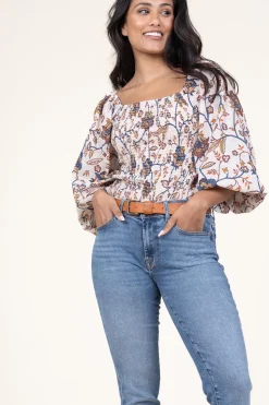 Fashion Stella Forest Smocked Top Marla | Natural... | | Little Soho